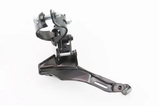 Перекидка цепи передняя с нижней тягой, крепл. 31,8мм, под звезду 42Т, чёрная, FIX-203993