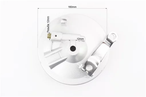 Панель тормозная передняя с колодками на спиц. колесо (под ось 12мм), FIX-321696