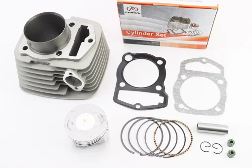 Цилиндр к-кт (цпг) CB250cc 65,5мм (высота цилиндра 82/107,5мм, палец 15мм), FIX-321777