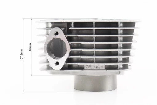 Цилиндр к-кт (цпг) CB250cc 65,5мм (высота цилиндра 82/107,5мм, палец 15мм), FIX-321777