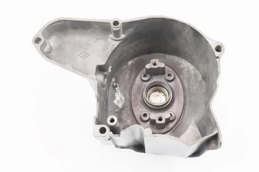 Крышка двигателя левая (для статора магнето на 2 катушки) 110cc +крышка овальная (возможны дефекты покраски), FIX-207286