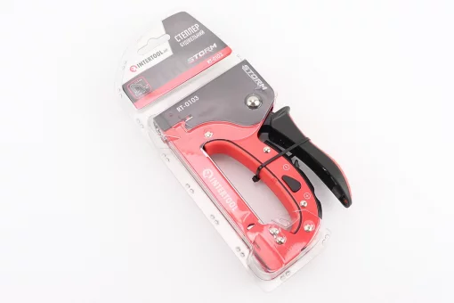 Степлер під скобу 11,3x0,7x4-14мм, гумова рукоятка RT-0103, FIX-207290