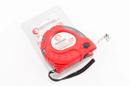 Рулетка с фиксатором 10мx25 мм "Магнит" MT-0310, FIX-207293