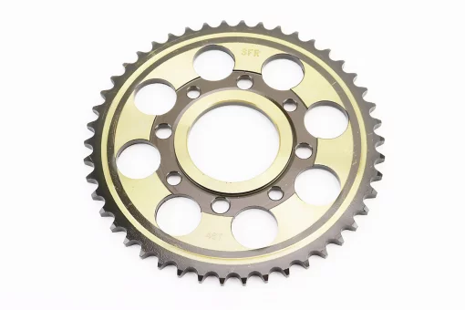 Звезда задняя WY125 - 428-46Т - d=58; 4отв.*90mm "каленая" (ZS125J спицы), FIX-321816