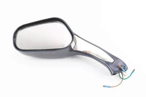 УЦІНКА Дзеркало "STORM" ліве, чорне з поворотом, м8 (потертості), FIX-207304