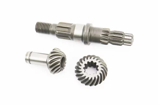 Вал редуктора нижнего + шестерня 2шт 9T, к-кт 3шт, FIX-202143