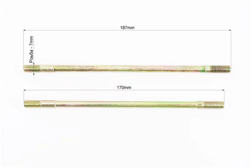 Шпилька цилиндра к-кт 4шт (2шт - 178мм, 2шт - 170мм) CG125/CB125, FIX-207333