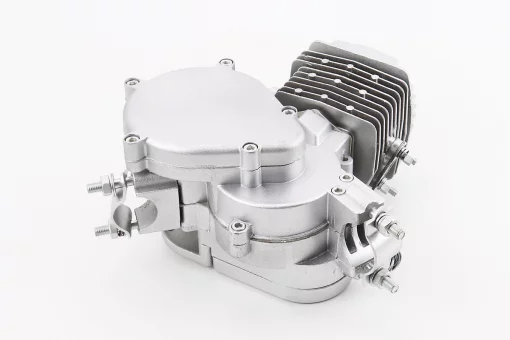 Двигатель велосипедный 2Т + комплект для установки, СЕРЫЙ, FIX-207341