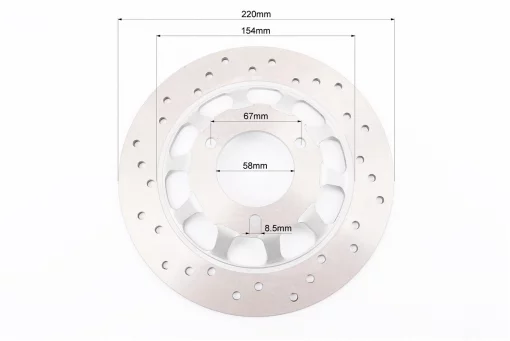 Диск гальмівний передній, тип 1, FIX-207348