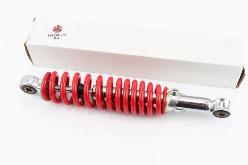 Амортизатор задний GY6/Honda - 280мм*d51мм (втулка 10мм / втулка 10мм) регулир., красный, FIX-331359