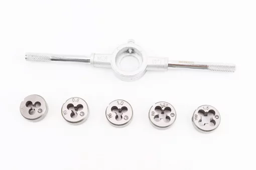 Набір плашок з тримачем d-M4/M5/M6/M8/M10 SD-8019, FIX-207352