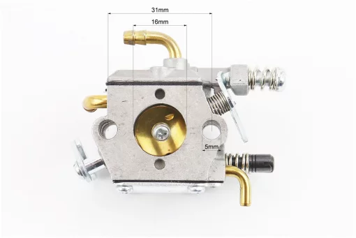 Карбюратор 4500/5200, металлические штуцера + подкачка, FIX-205844