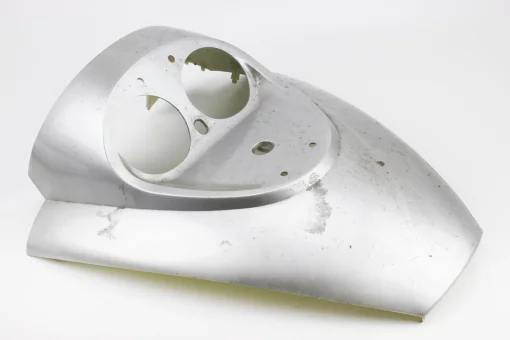 УЦЕНКА GRAND PRIX пластик - передний "клюв" под фару двойную, СЕРЫЙ (царапина), FIX-316169