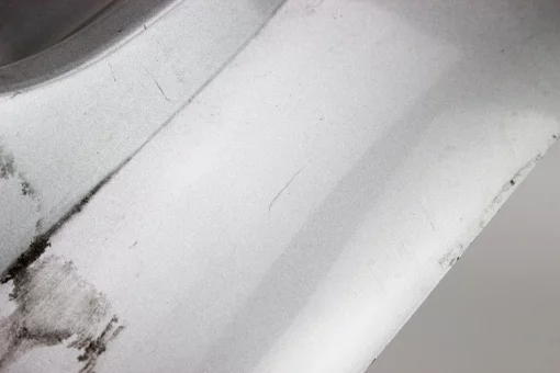 УЦЕНКА GRAND PRIX пластик - передний "клюв" под фару двойную, СЕРЫЙ (царапина), FIX-316169