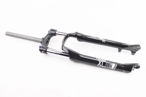 Вилка 27,5" амортизаційна, без різьби 1-1/8" (28,6мм), шток 255мм, з ходом 100мм, Disk-brake, пружинно-оливна, Lockout,