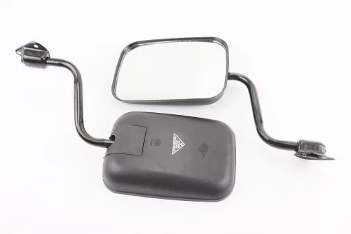 Зеркала к-кт на МОТОТРАКТОР, "прямоугольные" 210x145mm - черные, крепление под три болта, FIX-208591