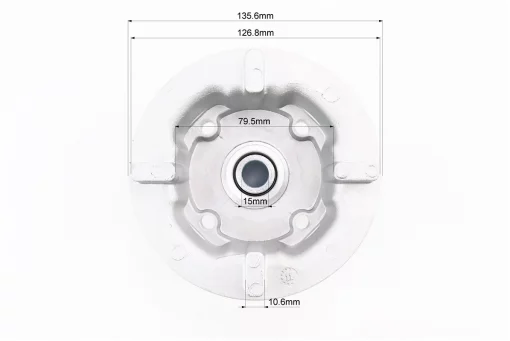 Панель демпферная с подшипником в сборе, высота посадки звезды - 42мм (серый металл), FIX-321960