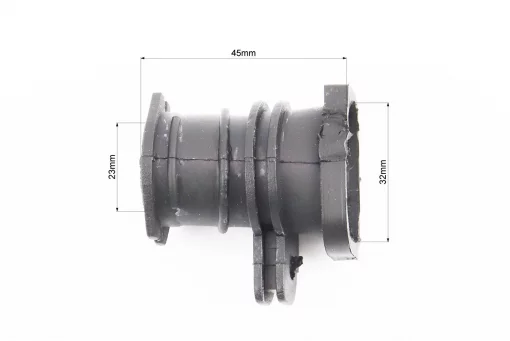 Патрубок карбюратора (колектор) "квадратний" Husqvarna-365/371/372/375, FIX-204181