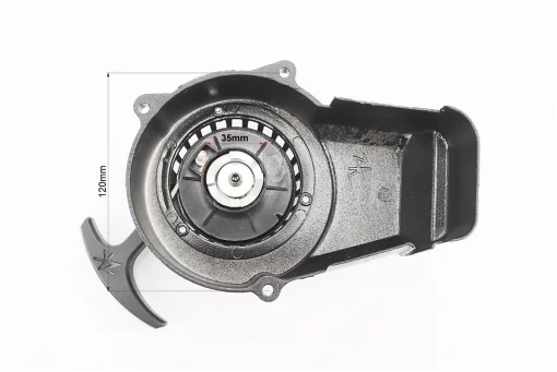 ATV детский - Крышка двигателя с ручным стартером в сборе (метал "черный"), тип. 2, FIX-208605