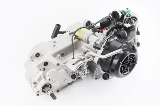 Двигатель для квадроцикла (вариаторный) с редуктором задней передачи в сборе 150куб, с ручным стартером, FIX-208609