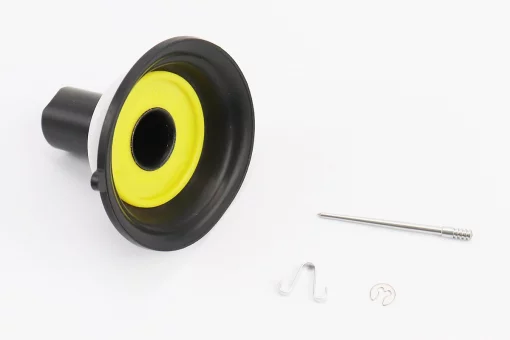 Мембрана кругла 16мм (метал, внизу з виїмкою) + голка, FIX-205927