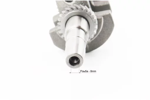 Коленвал 168F/170F (Dшейки-30mm, H-85mm, L-250mm) под конус, FIX-207442