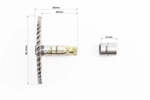 Полумесяц кикстартера 55мм с втулкой, FIX-309120