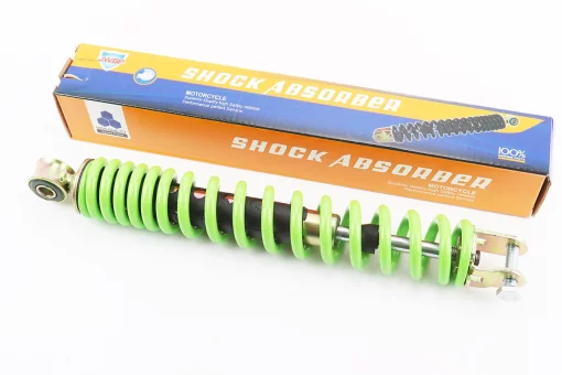 Амортизатор задний GY6/Honda - 310мм*d43мм (втулка 10мм / вилка 8мм), зеленый, FIX-205931