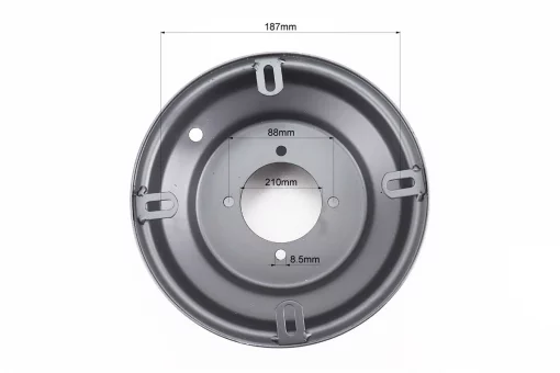 Диск стальной 8*5 d=66; 4отв.*88mm, черный, FIX-208642