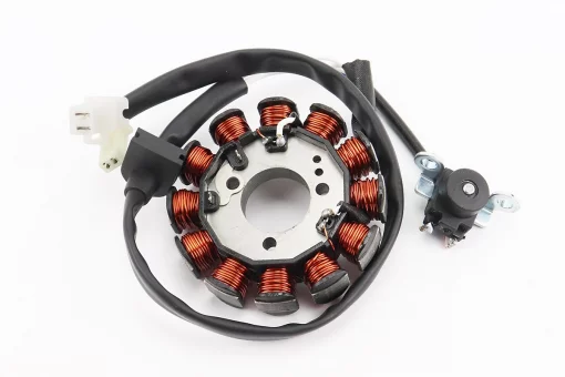 Статор магнето (генератора) Yamaha JOG SA-36J / 39J (12 котушок роз'єм "мама / мама 2 + 2"), FIX-208652
