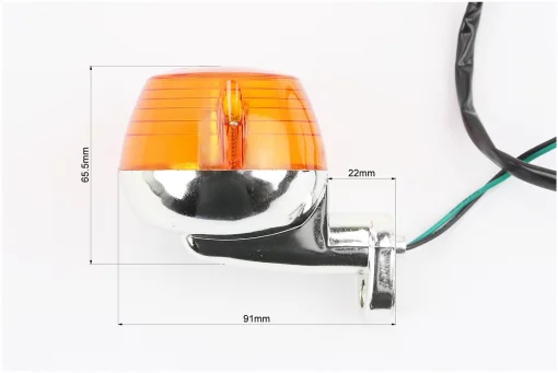 Поворотник "хром круглые" (цена=качество), FIX-338675