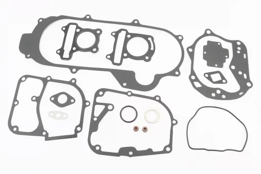 Прокладки двигуна 60cc-44мм, к-кт 14 деталей, короткий варіатор (метал), FIX-309152