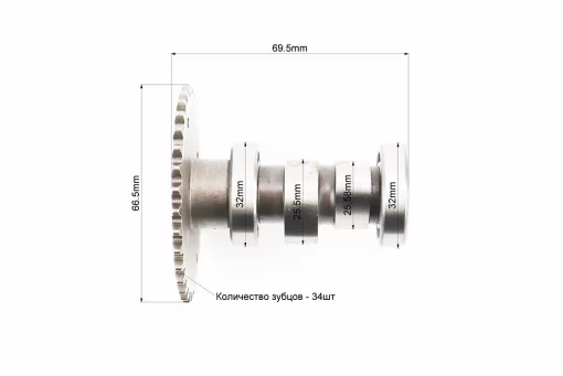 Распредвал в сборе, от 3шт -8%, FIX-309170