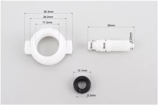 Шестерня спидометра (пластик) + червяк Honda DIO AF62, FIX-208661