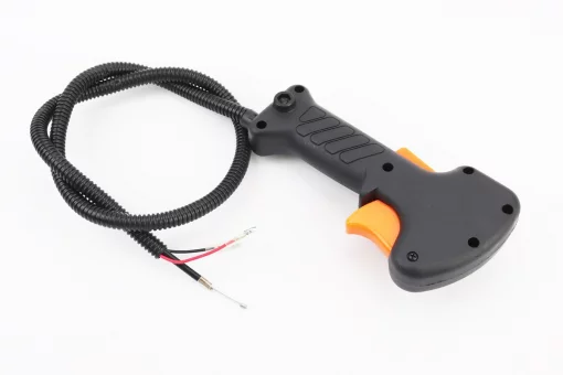 Ручка газа + трос Тип 5, (курок "широкий", без трубы), FIX-202381