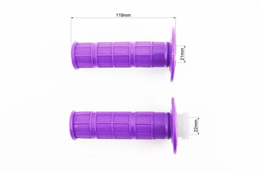 Рукоятка руля лев./пр. к-кт с вставкой, фиолетовые, FIX-207477