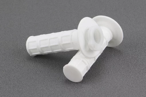 Рукоятка руля лев./пр. к-кт с вставкой, белые, FIX-207480