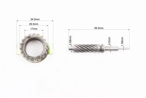 Шестерня спидометра (метал) + червяк Honda DIO, FIX-208673