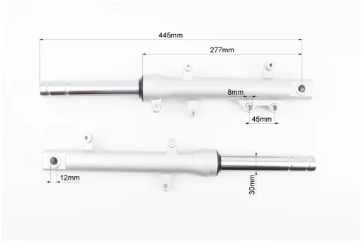 Амортизатор передний (перья), к-кт 2шт 445мм STORM 150, FIX-317178