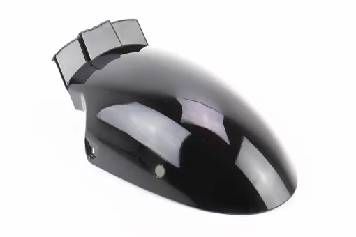 Пластик - крыло переднее (задняя часть), глянцевый ЧЕРНЫЙ, FIX-998697