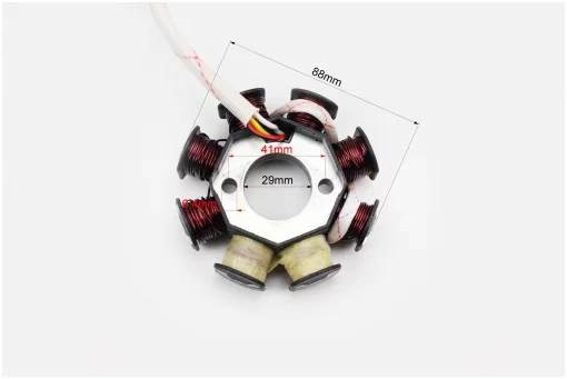 Статор магнето (генератора) (8 котушок роз'єм "мама 2 + 2") висота 31мм, FIX-309229