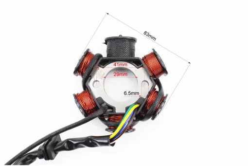 Статор магнето (генератора) (6 катушек разъем "мама 4+1"), FIX-338772