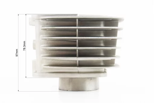 Цилиндр к-кт (цпг) 125cc-52,4мм (палец 13мм, высота цилиндра 78,3мм, высота поршня 37мм), FIX-338777