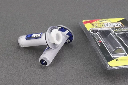 Рукоятка керма лів./пр. к-кт силікон прозорий, сині, FIX-207504