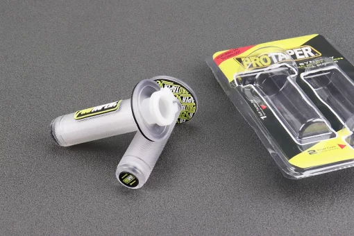 Рукоятка керма лів./пр. к-кт силікон прозорий, жовті, FIX-207505