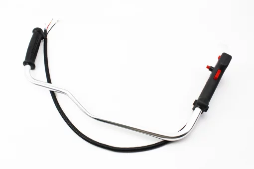 Ручка газа + трос (курок "широкий", с трубой, цельная), FIX-202432