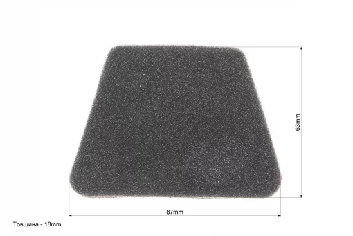 Фильтр воздушный - элемент (поролон) 350/351/352/370/371/420 (разные цвета), FIX-206018