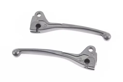 Важелі керма лівий, правий к-кт 2шт (барабан. гальмо) Yamaha JOG, чорні, FIX-208681