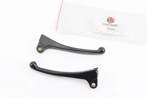 Важелі керма лівий, правий к-кт 2шт (барабан. гальмо) Honda DIO, чорні, FIX-208682