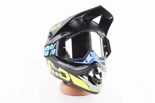 Очки кроссовые/эндуро/АТV, черно-синие С185 (затемненное стекло), FIX-207512